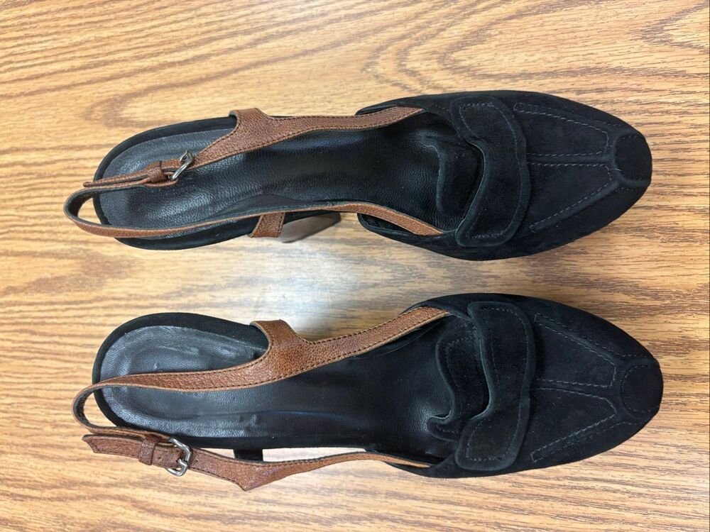 Hoss suede platform heels